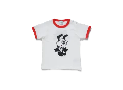 Girls Don't Cry Vick Ringer Baby Tee "White/Red" / VERDY