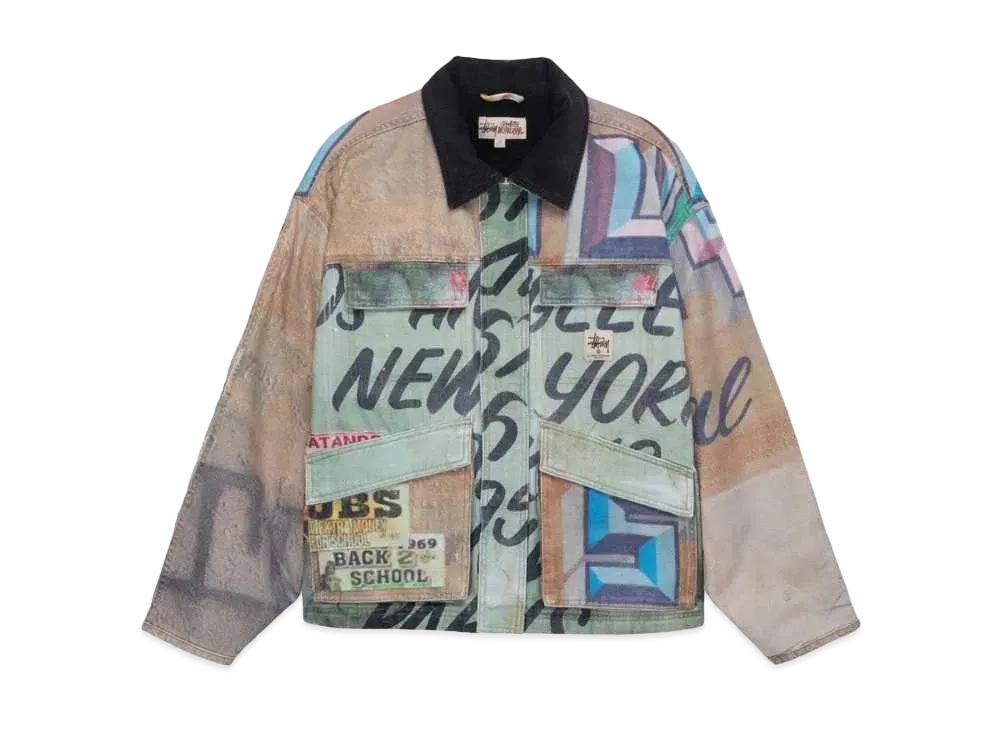 Stussy Shop Jacket Alfonso Canvas 
