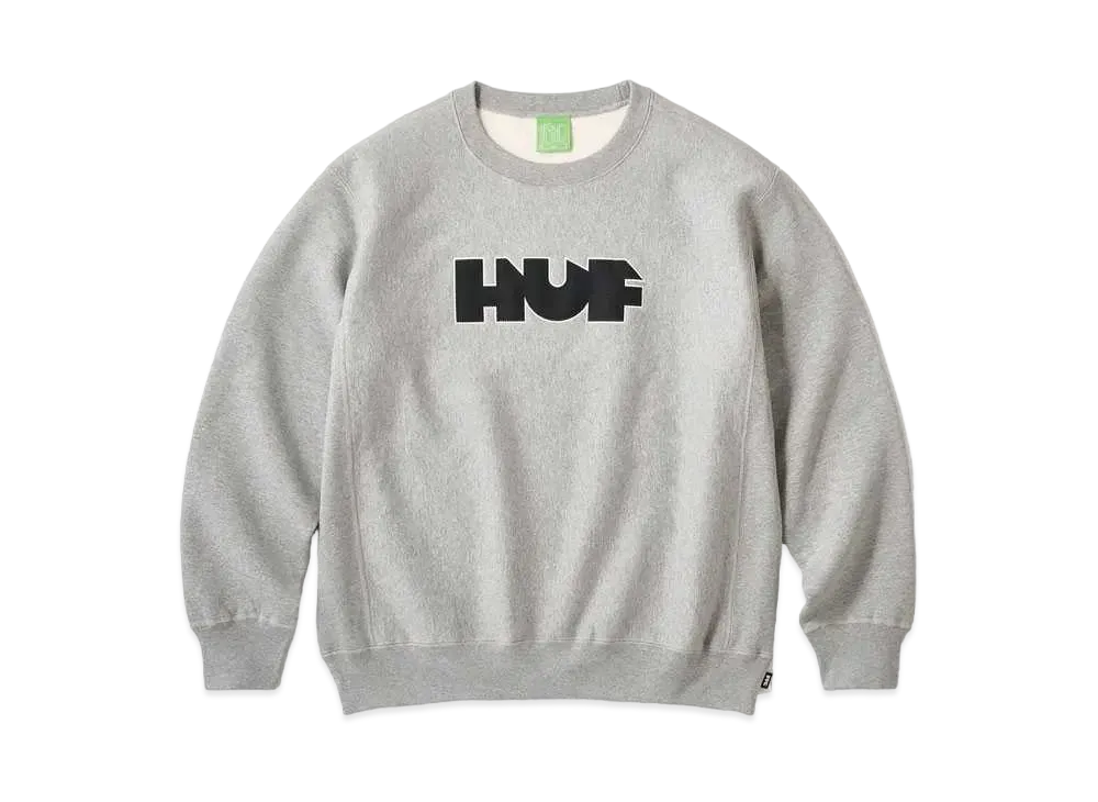 HUF x FTC HUFTC OG Logo Crew Neck "Grey"
