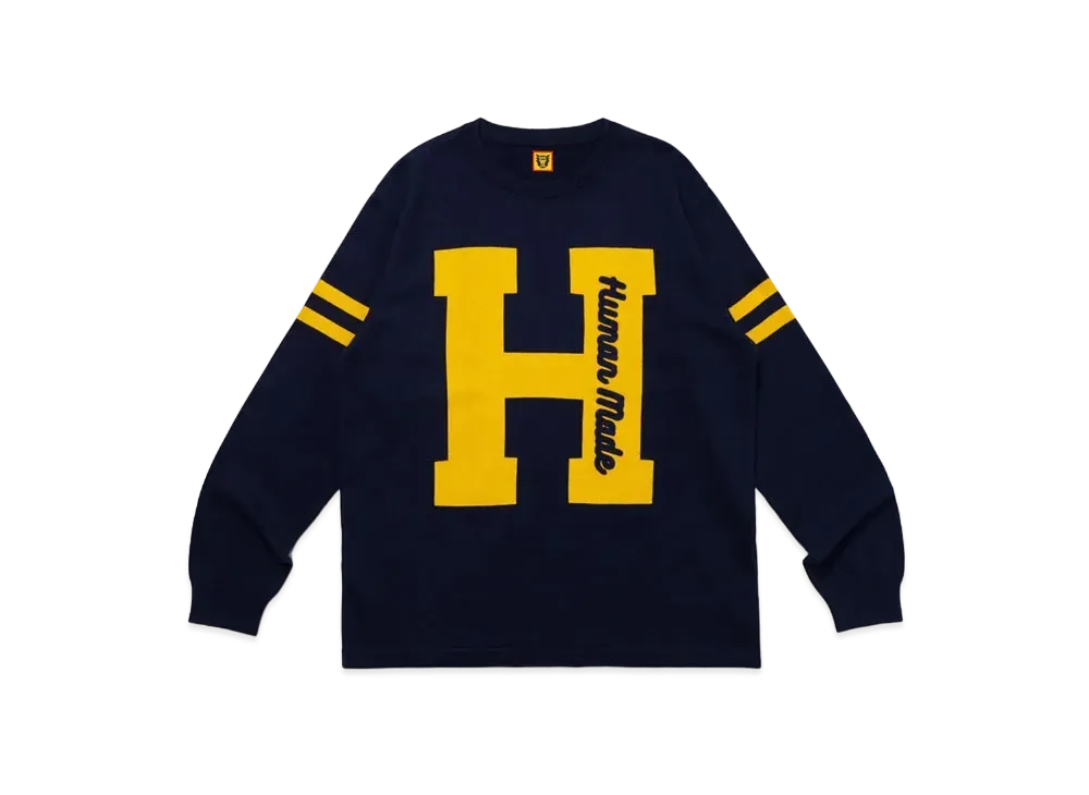 HUMAN MADE Knit Sweater #1 "Navy"