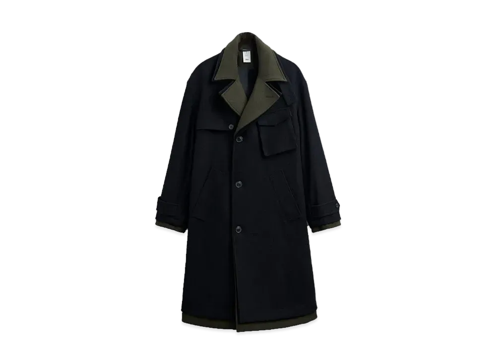 ZARA x MAISON SPECIAL Mock Layer Coat "Black"