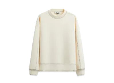 ZARA x MAISON SPECIAL Sweatshirt Topstitching "Off White"