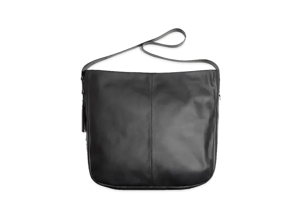 ZARA x MAISON SPECIAL Leather Shoulder Bag "Black"