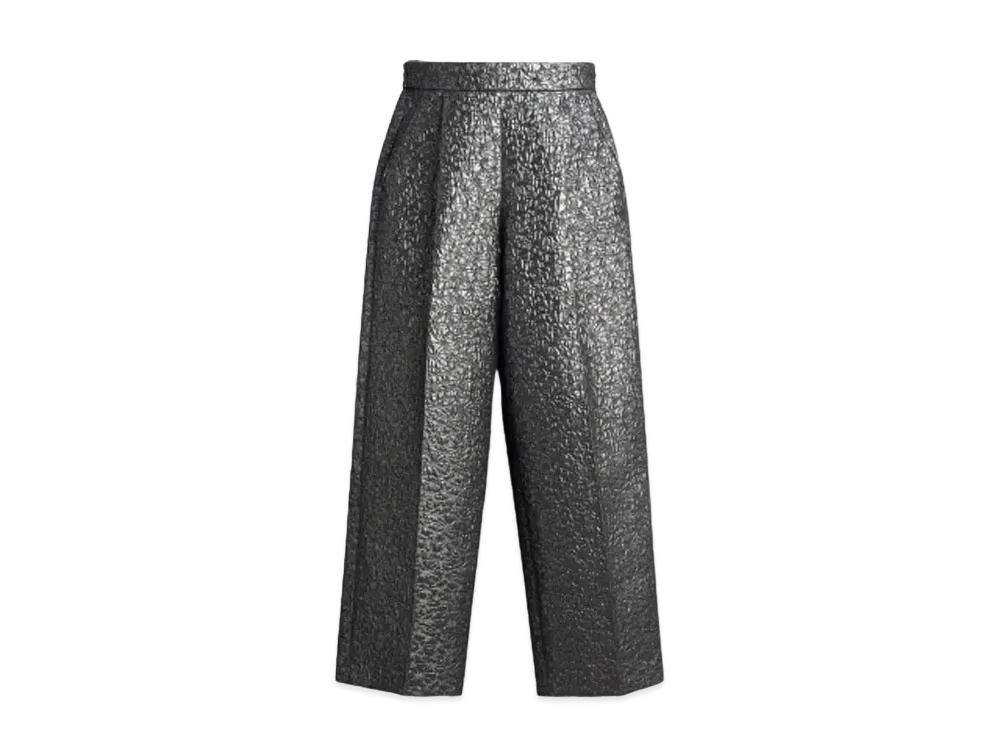 ZARA x MAISON SPECIAL Metallic Jacquard Pants "Black"