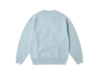 PALACE Reverse P-3 Crew "Chill Blue"