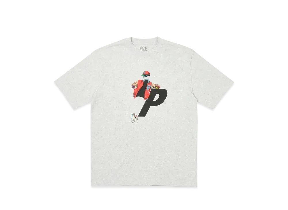 PALACE Transparency T-shirt "Gray Marl"
