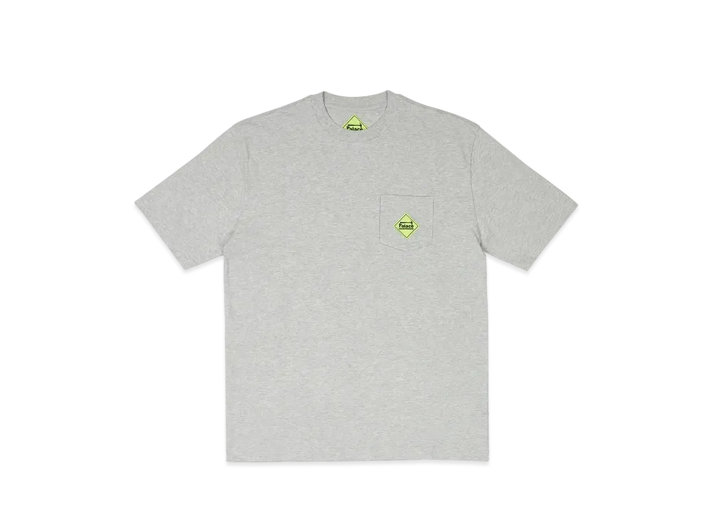 PALACE Hardware Pocket T-shirt "Gray Marl"