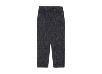 Supreme Needle Punch Regular Jean "Washed Black"