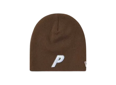 PALACE x NEW ERA Nein Cuff Beanie "Brown"