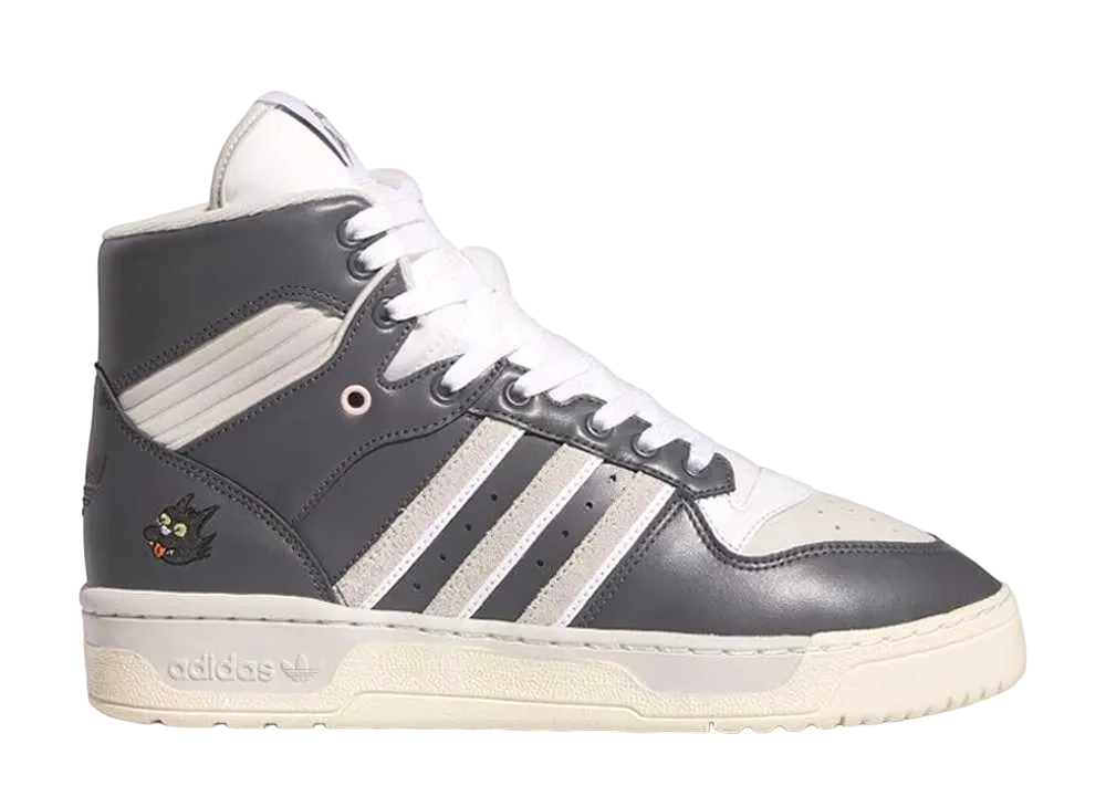 The Simpsons × adidas Rivalry High Scratchy "Gray Five/Gray One/Cream White"