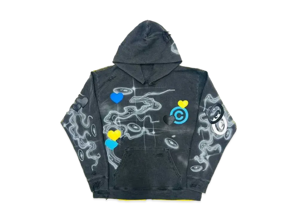 COIN PARKING DELIVERY Pine Tree Pattern Hoodie #3 "Black"