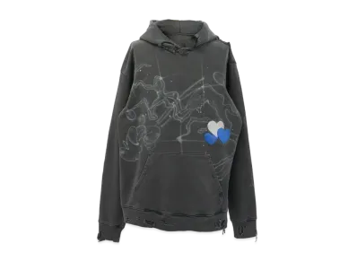 COIN PARKING DELIVERY Pine Tree Pattern Hoodie #5 "Black"