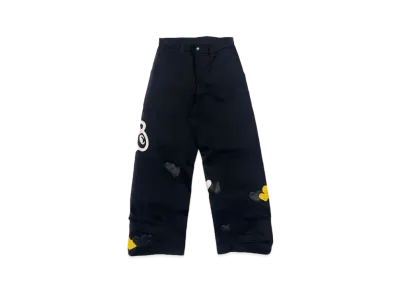 COIN PARKING DELIVERY CPD LOVE Patch Pants "Black"