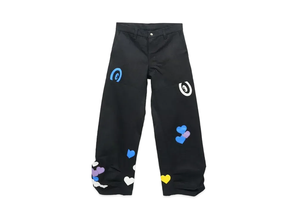 COIN PARKING DELIVERY CPD LOVE Patch Pants #1 "Black"
