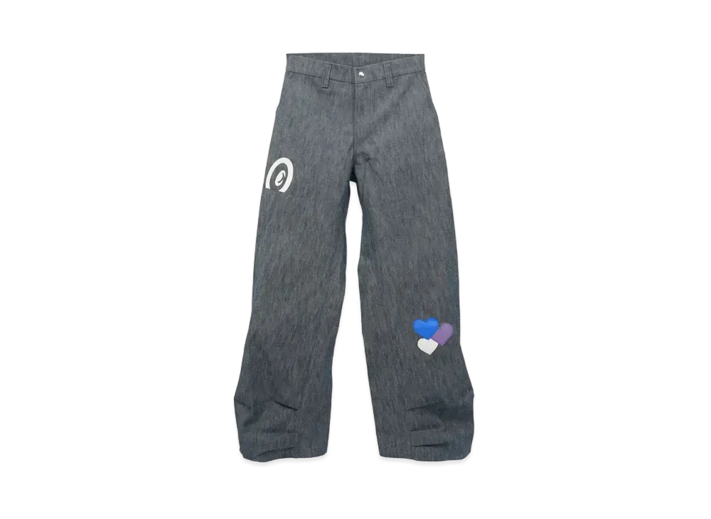 COIN PARKING DELIVERY CPD LOVE Patch Pants #2 "Blue"