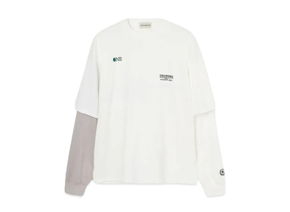 FORSOMEONE PEACE LAYERED LT "OFF WHITE"