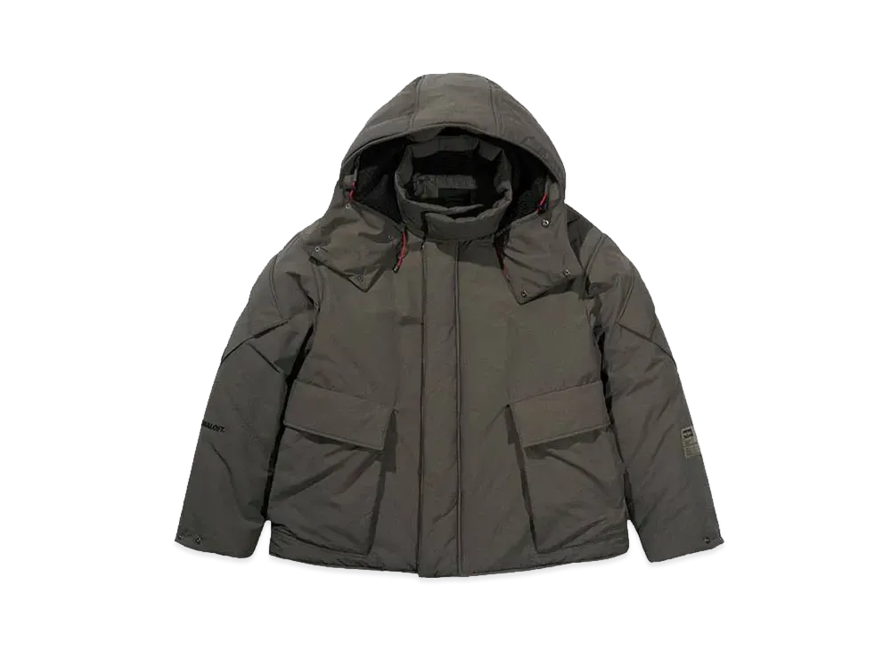 WILDTHINGS x Poliquant E.C.W.C.S. GEN23 COLD WEATHER HOODED PADDING JACKET / PRIMALOFT ®"OLIVE GRAY"