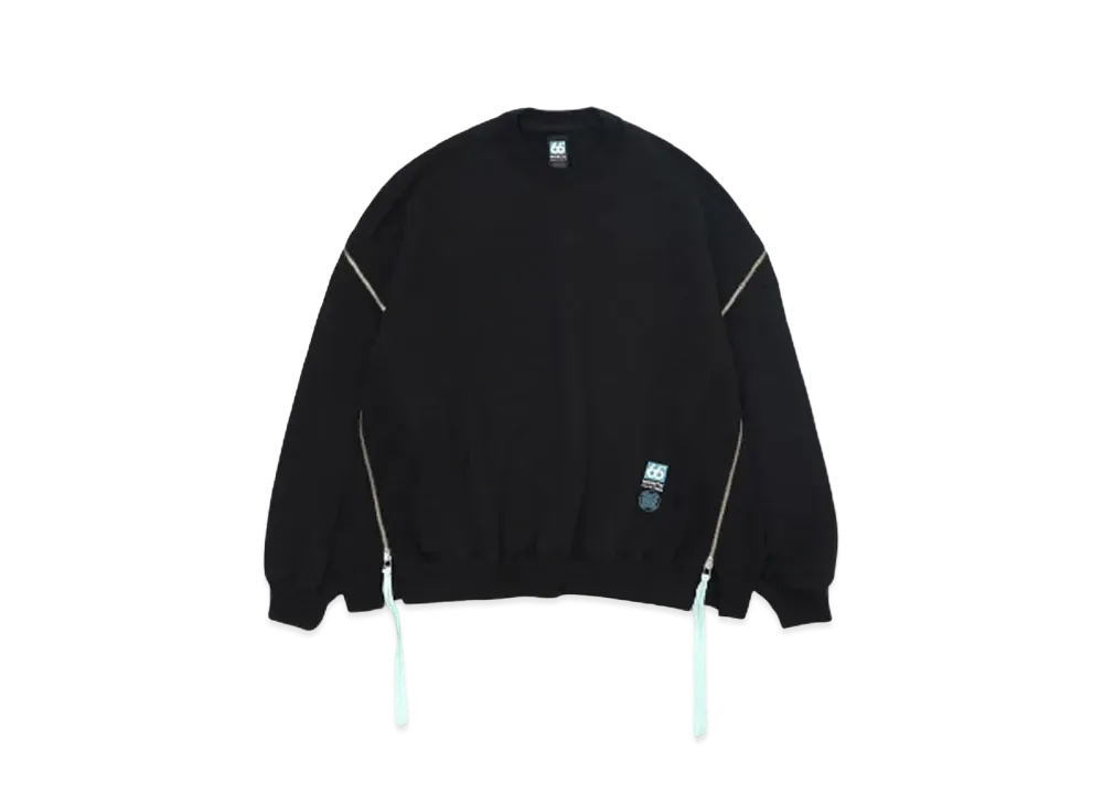 66NORTH x FACETASM GLYMUR ZIPPER SWEAT "BLACK"