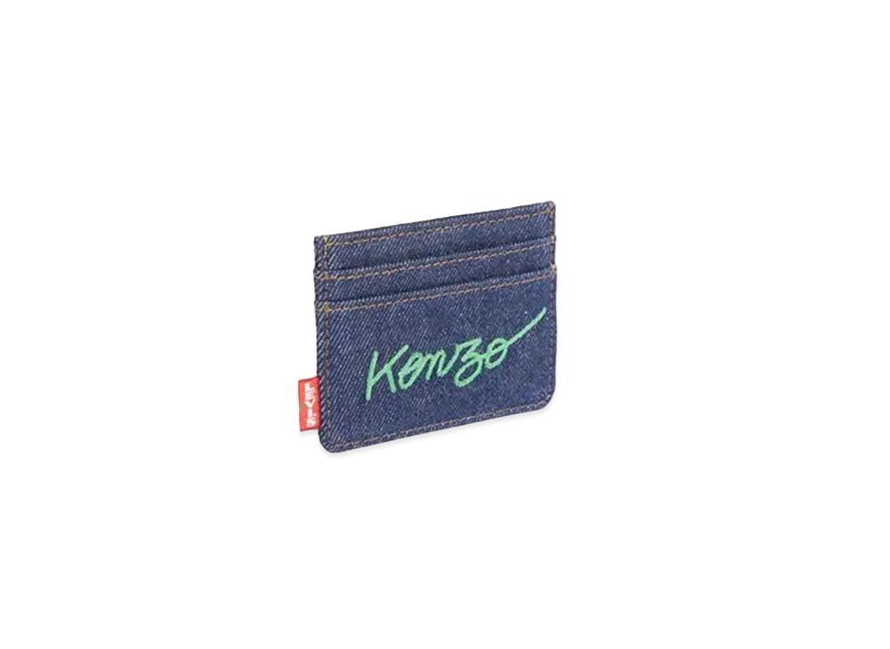 KENZO x LEVI'S Denim Card Holder "Rinse Blue Denim"