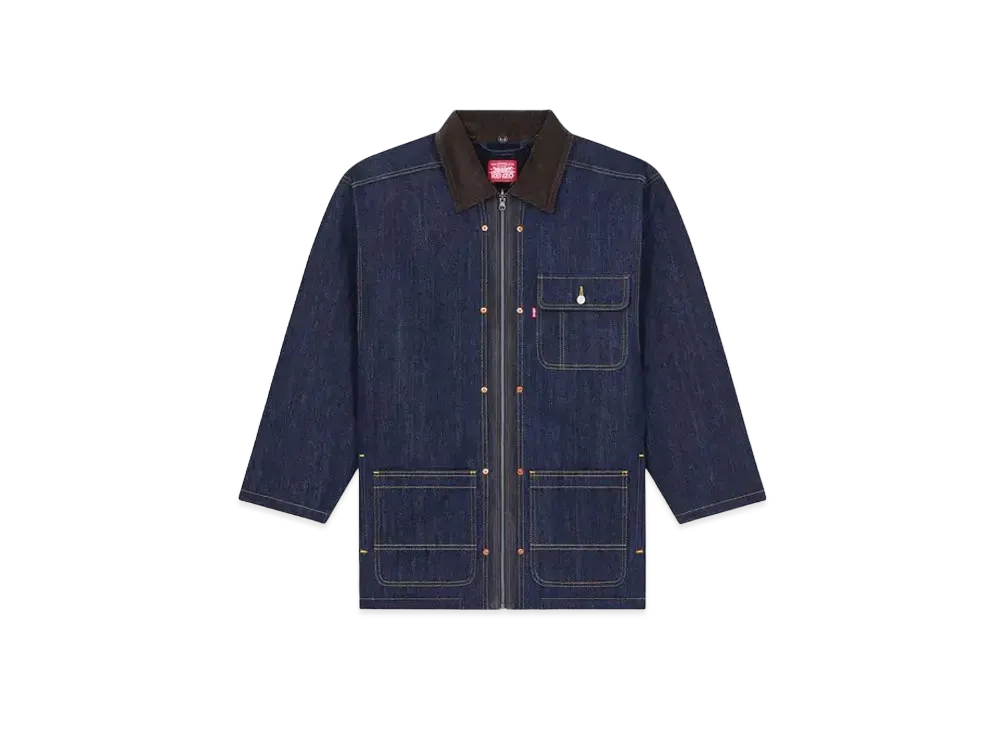 KENZO x LEVI'S Denim Parka Unisex "Rinse Blue Denim"