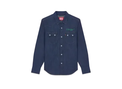 KENZO x LEVI'S Denim Cowboy Shirt "Rinse Blue Denim"