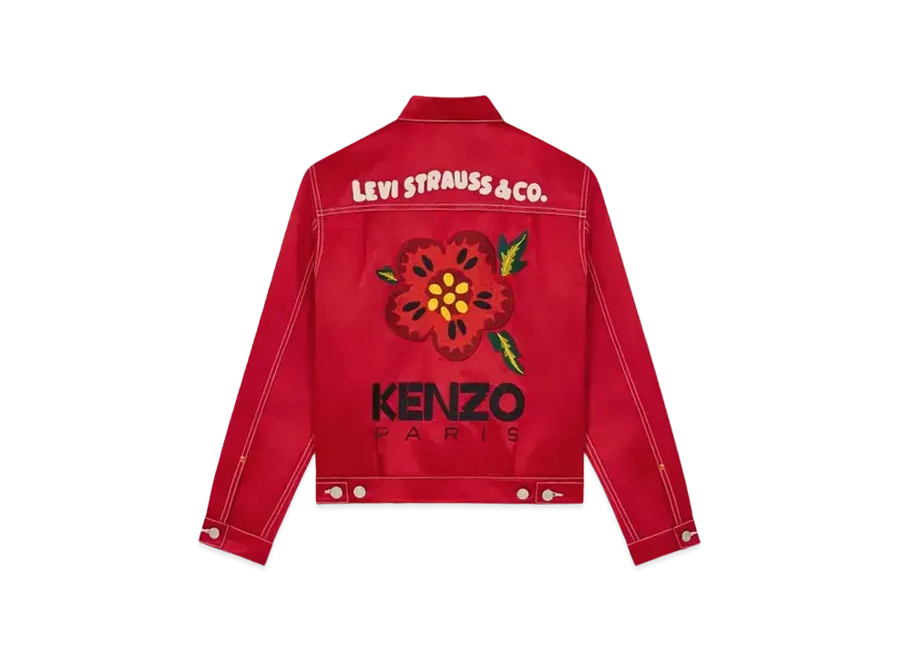 KENZO x LEVI'S Type Ii Trucker Jacket "Cherry"