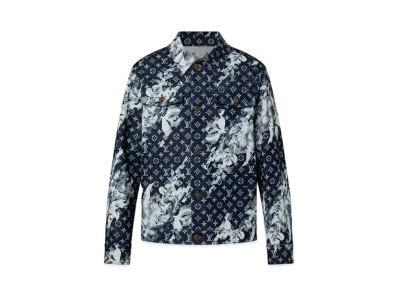 Louis Vuitton Monogram Printed Denim Jacket "Indigo"