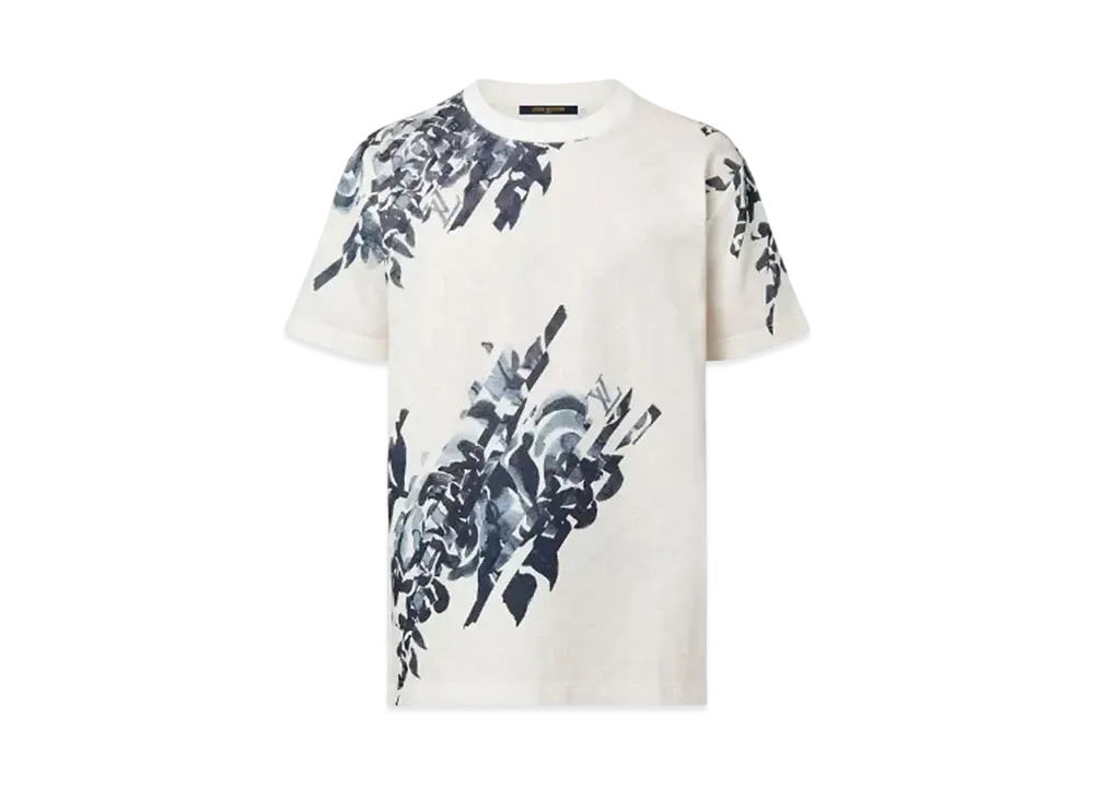 Louis Vuitton Monogram Cotton Pique T-shirt "Blanc"
