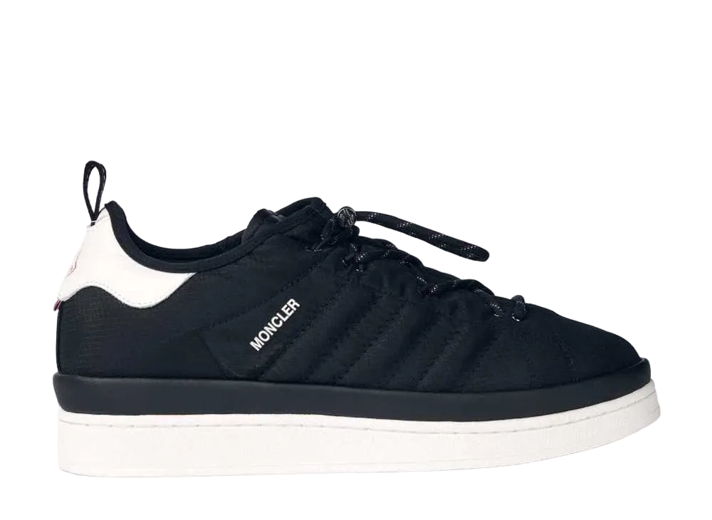 Moncler × adidas Campus "Core Black/Core White"