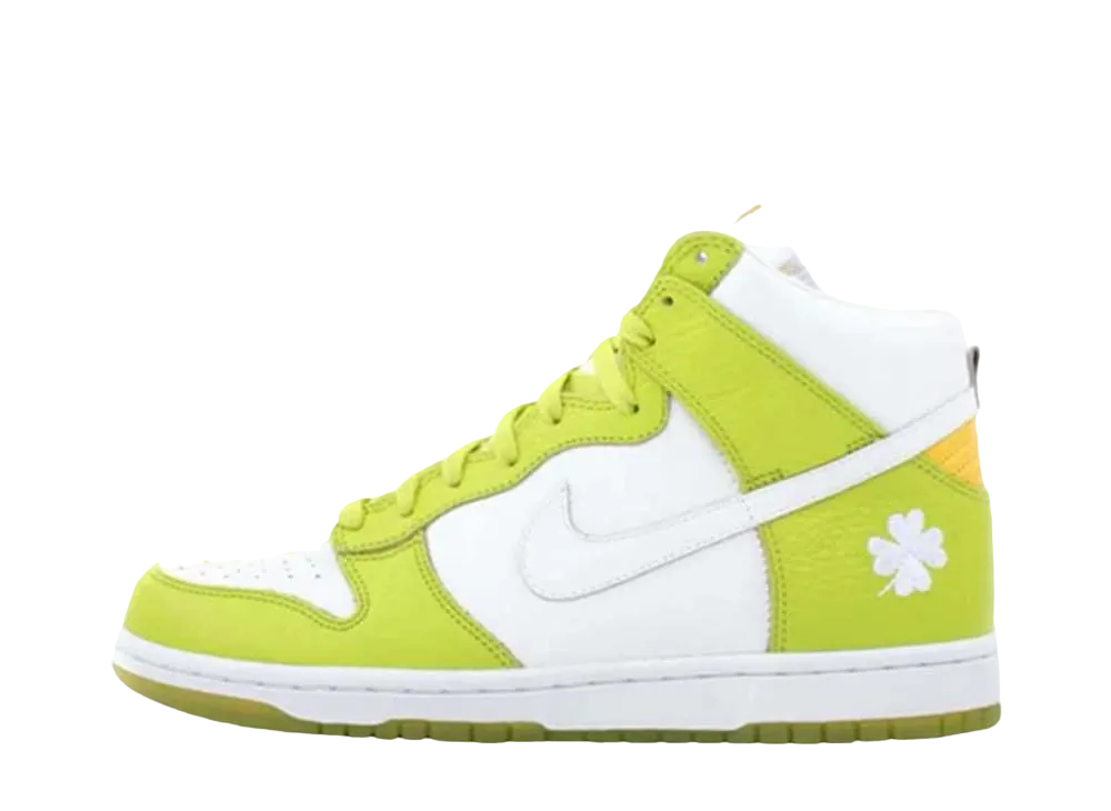 ナイキ ウィメンズ ダンク ハイ "ホワイト/アトミックグリーン/ツアーイエロー" (2006)