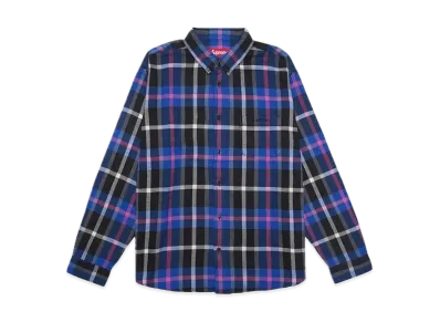 Supreme Plaid Flannel Shirt "Blue" (23FW)