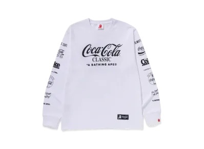A BATHING APE x COCA COLA Milo L/S Tee "White"