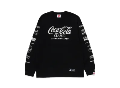 A BATHING APE x COCA COLA Milo L/S Tee "Black"
