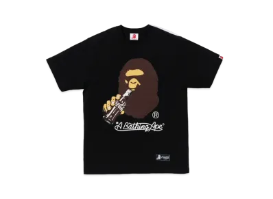 A BATHING APE x COCA COLA Ape Head Tee "Black"