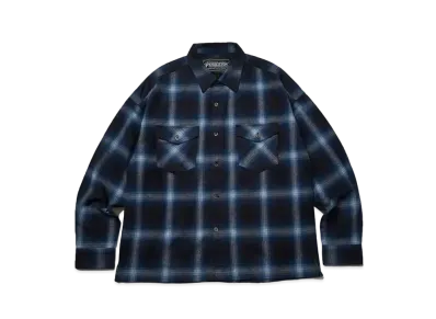 DELUXE PENDLETON x DELUXE SHIRTS "BLUE"