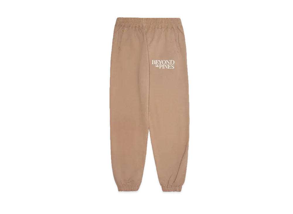 BEYOND the PINES BTP sweat pants "BROWN"