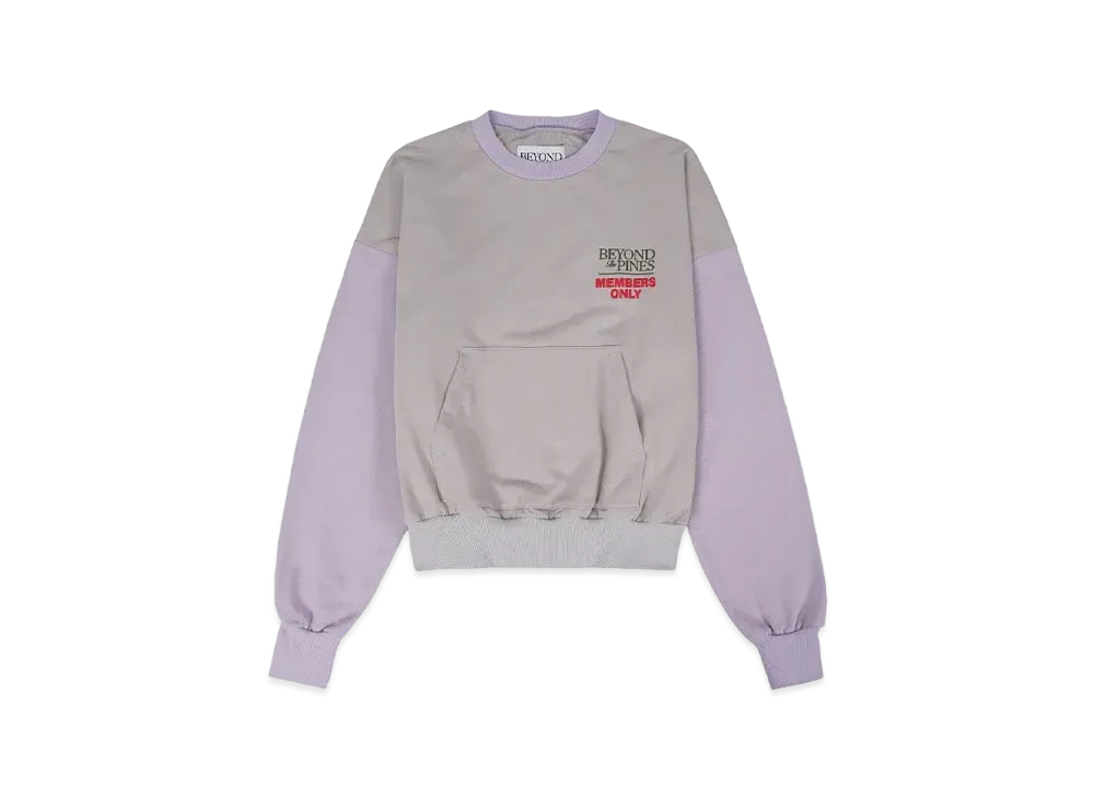 BEYOND the PINES Members only crewneck "GREY"