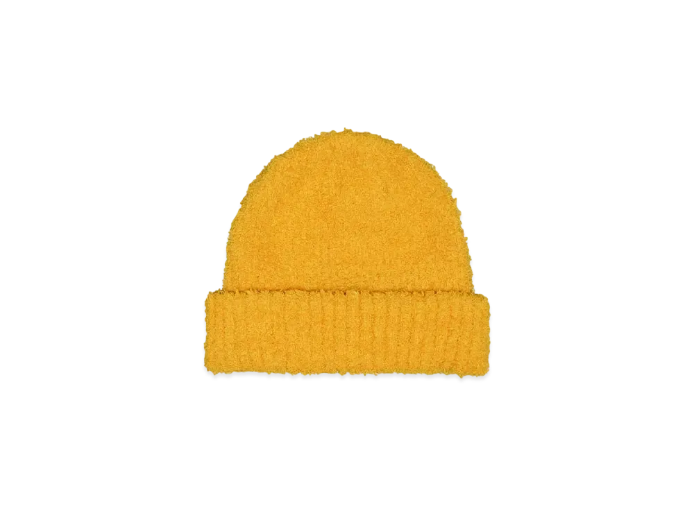 BEYOND the PINES Recycled fur beanie "YELLOW"