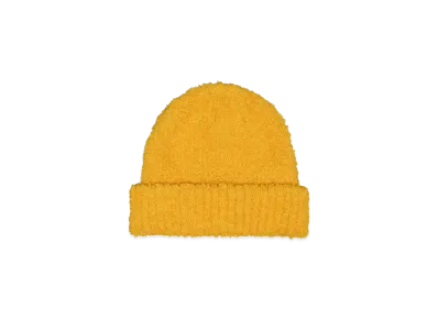 BEYOND the PINES Recycled fur beanie "YELLOW"