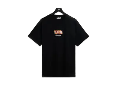 Kith x été x Disney Fleurs d’été Box Logo Tee "Black"