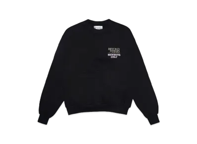 BEYOND the PINES SELF CARE CREWNECK 1 "BLACK/PINK"
