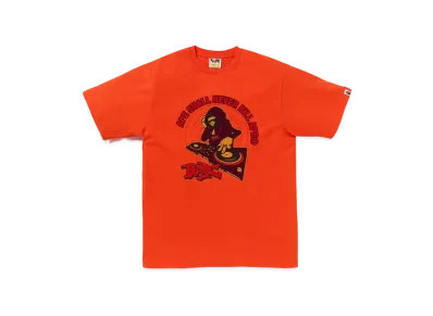 A BATHING APE (B) Ape Tee "Orange"