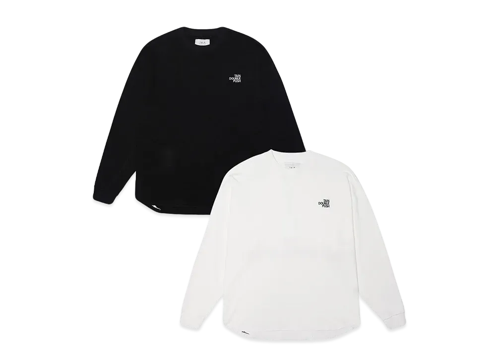 TAIN DOUBLE PUSH DOUBLE PUSH PACK THERMAL FOOTBALL T-SHIRTS "WHITE / BLACK"