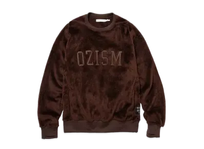 UNDERCOVER x nonnative OZISM Monk Crew L/S Pullover "OZISM" Poly Fleece Polartec High Loft "Brown"