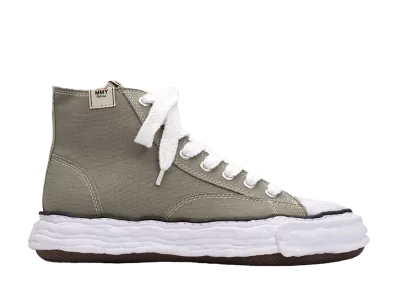 Maison MIHARA YASUHIRO PETERSON 23 OG Sole Canvas High-top Sneaker "Green"