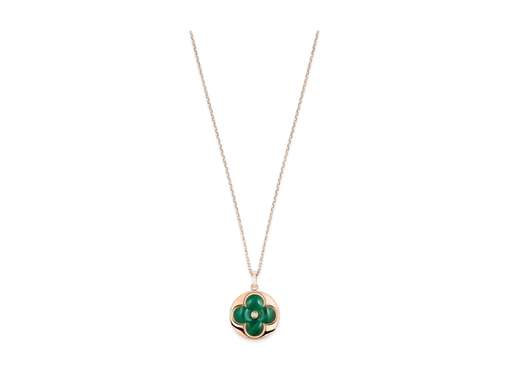 Louis Vuitton Color Blossom XL Medallion Malachite Diamond "Pink Gold"