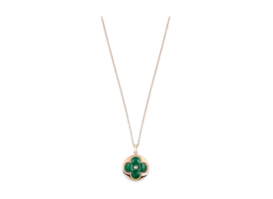 Louis Vuitton Color Blossom XL Medallion Malachite Diamond "Pink Gold"