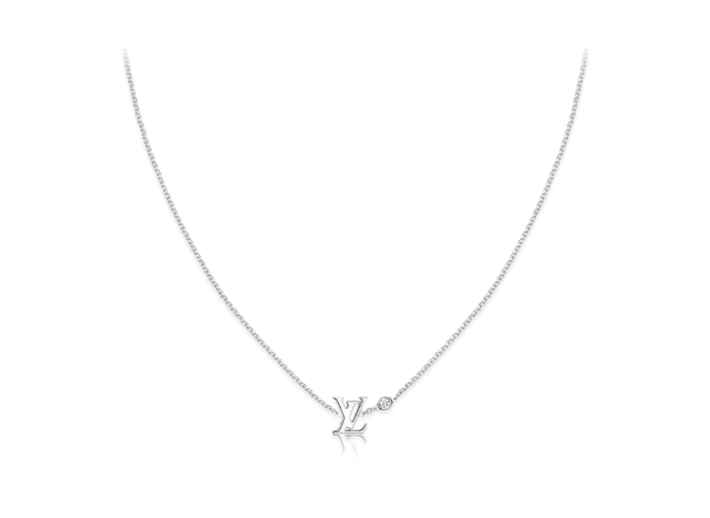 Louis Vuitton Idylle Blossom LV Pendant Diamonds "White Gold"