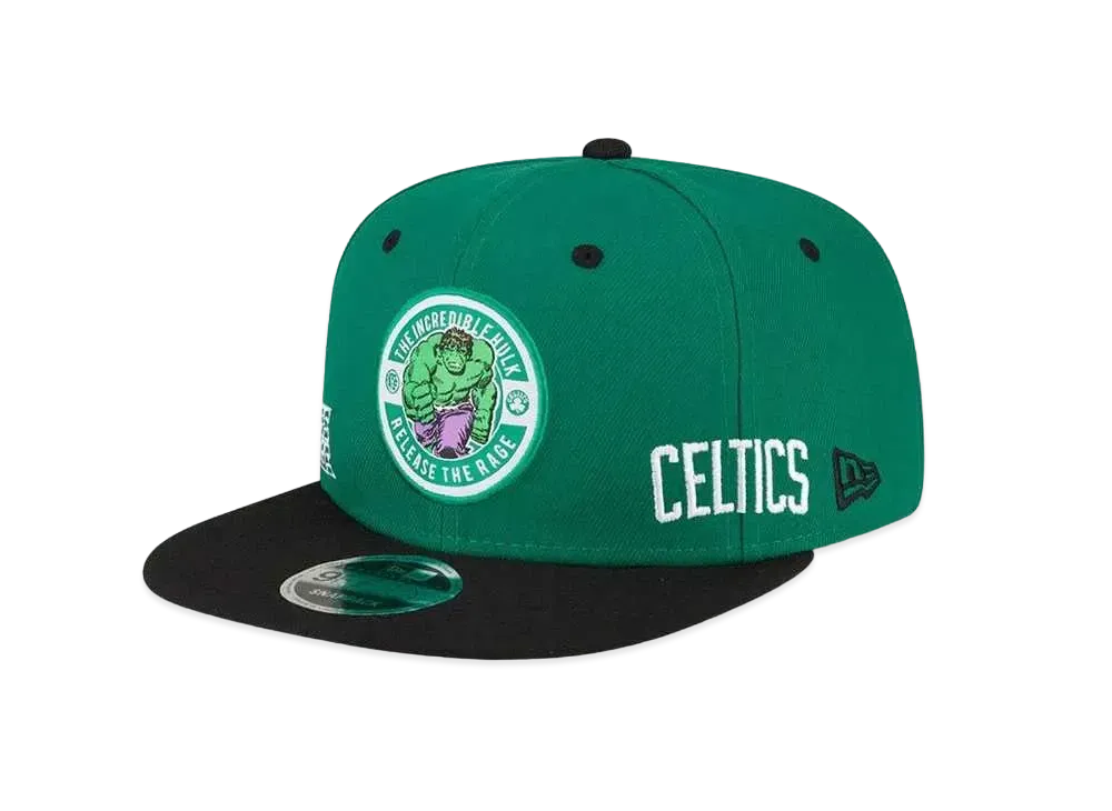 NEW ERA x NBA x MARVEL 9FIFTY Boston Celtics Hulk "Green/Black"