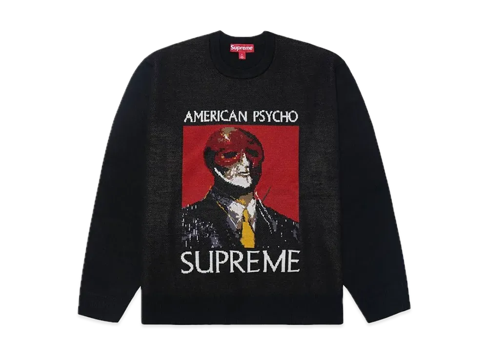 Supreme American Psycho Sweater "Black"